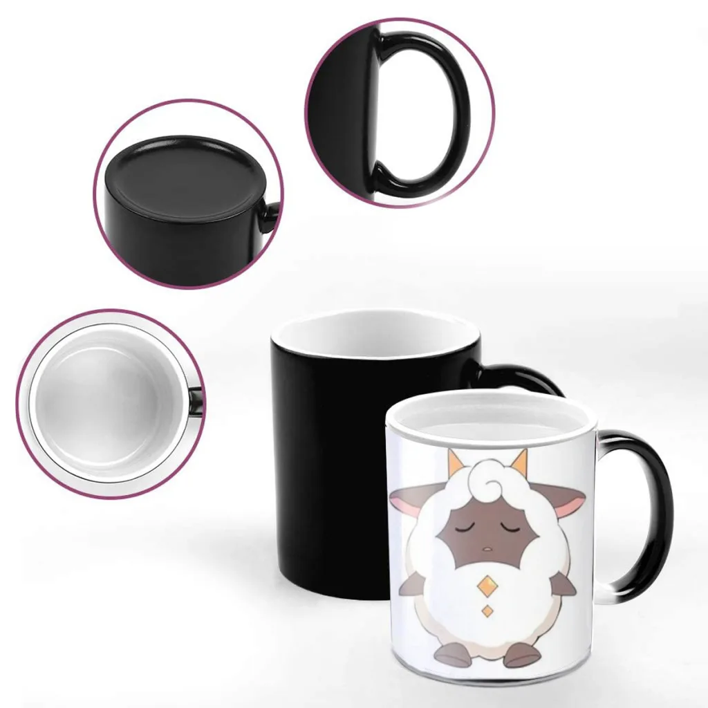 Game P-Palworld One Piece Coffee Mugs And Mug Creative Color Change Tea Cup Ceramic Milk Cups Novelty Gifts