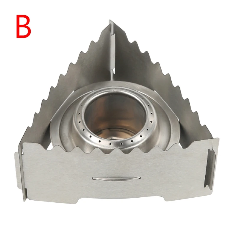 Stove for Cross Stand Foldable Ultralight Support Stand Stove Shelf Holder for BURNER Stand Stainless for Picnic