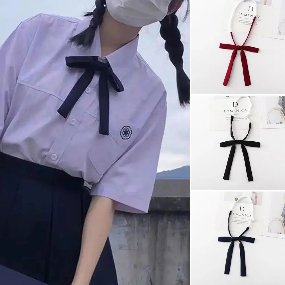 Fashion Neck Flower Bow Tie Japanese JK Style Cosplay Handmade Bowtie Uniform Shirt Clothing Accessories Uniform Bow Tie Woman