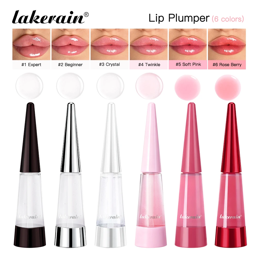 

Lakerain Lip Moisturizing Liquid High-Shine Gloss Shining Voluminous Finish Deep Hydration Long-Lasting Nourishment Lip Plumper