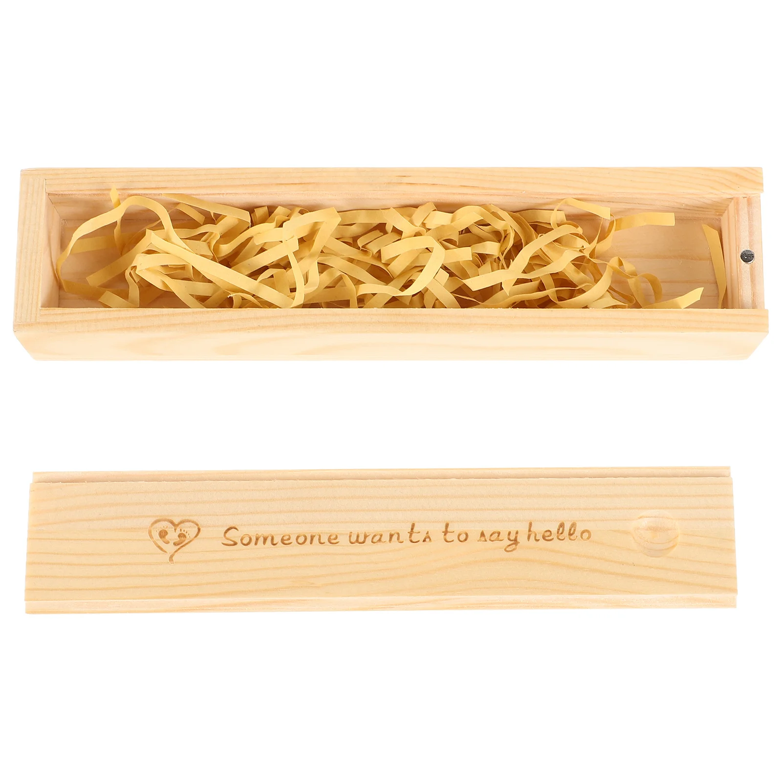 

Wooden Pregnancy Test Box Natural Wood Grain Keepsake Storage For Baby Announcement First Hair Locks Lidded Pregnancy Test