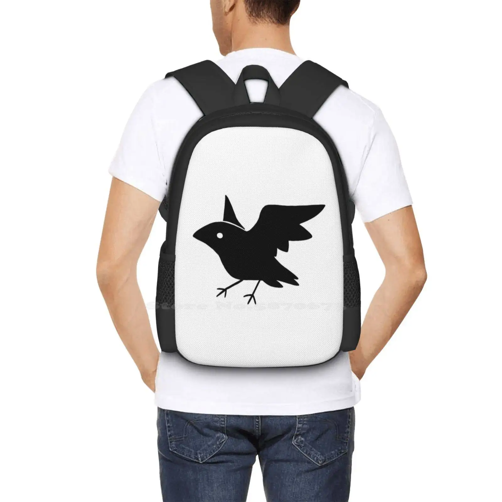 Funky Dude School Bags Travel Laptop Backpack Funky Dude