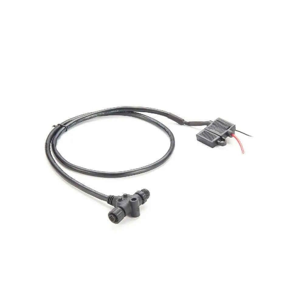 NMEA 2000 Compatible T Connector Power Cable with Fuse M12 5 Pin Male and Female Power Connector 