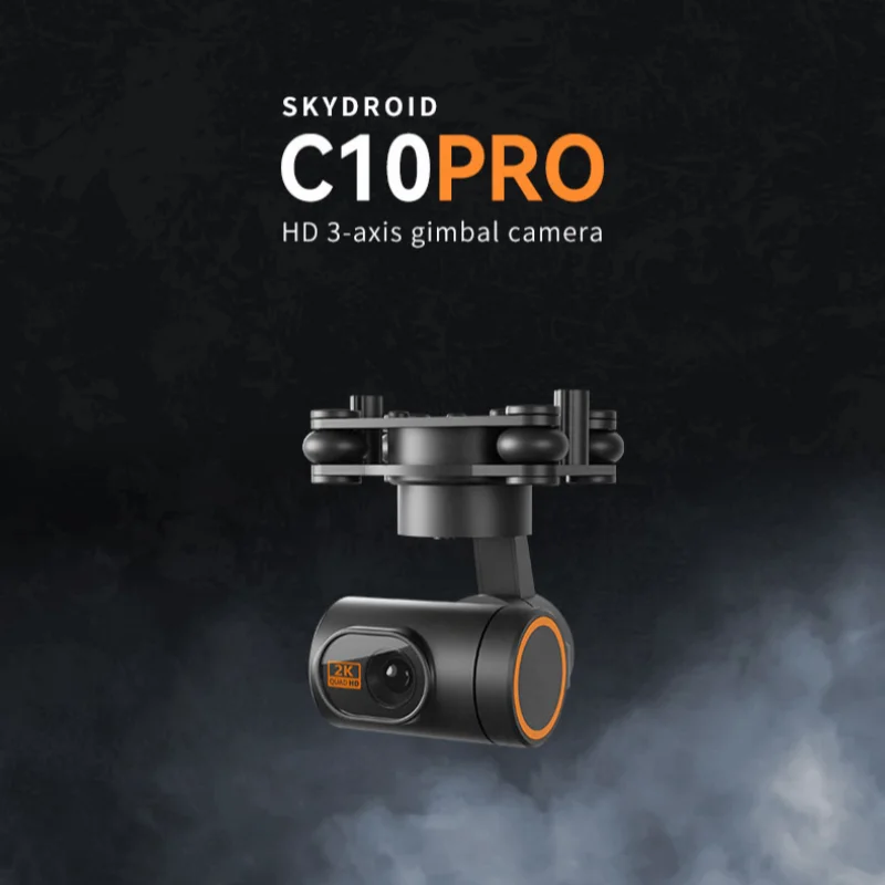 Skydroid C10 Pro Small 2K HD 3 Axis Gimbal Camera Supporting 1080P Real-time Image Feedback