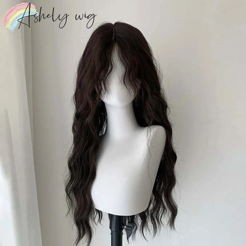 

Ashely French Oil Paint-like Wool Curls Long Curly Hair Wig Layered Wig Fluffy Headband Wigs Natural and Daily Synthetic Wigs