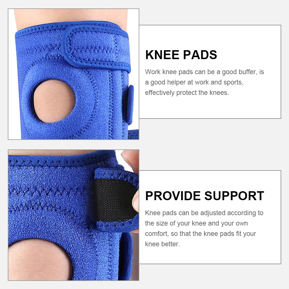 

Sports Knee Brace Breathable Adjustable Elastic Knee Support Pad Protection Guard for Running Skating Outdoor Activities
