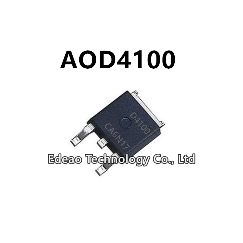 10~100Pcs/lot NEW D4100 AOD4100 TO-252 50A/25V N-channel MOSFET field-effect transistor