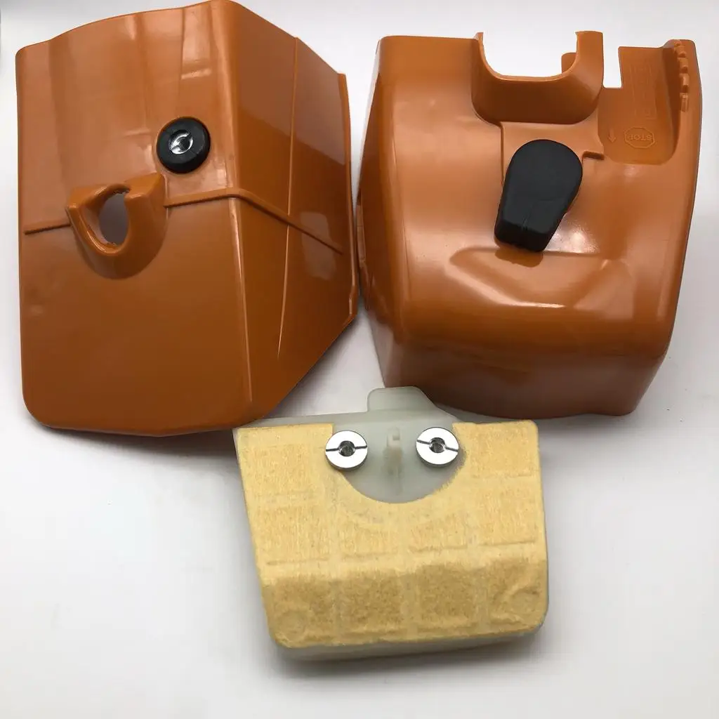 

Chainsaw Air Filter Set Orange White Plastic Shroud Accessory for MS360 036 Maintenance Use
