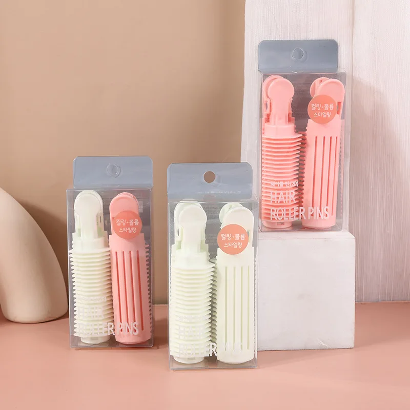 Rulos Mágicos para el Cuidado del Cabello, Rizadores de Plástico sin Calor para Raíces Naturales y Voluminosas, Herramientas de Peinado para Dormir, 2 Piezas/Set