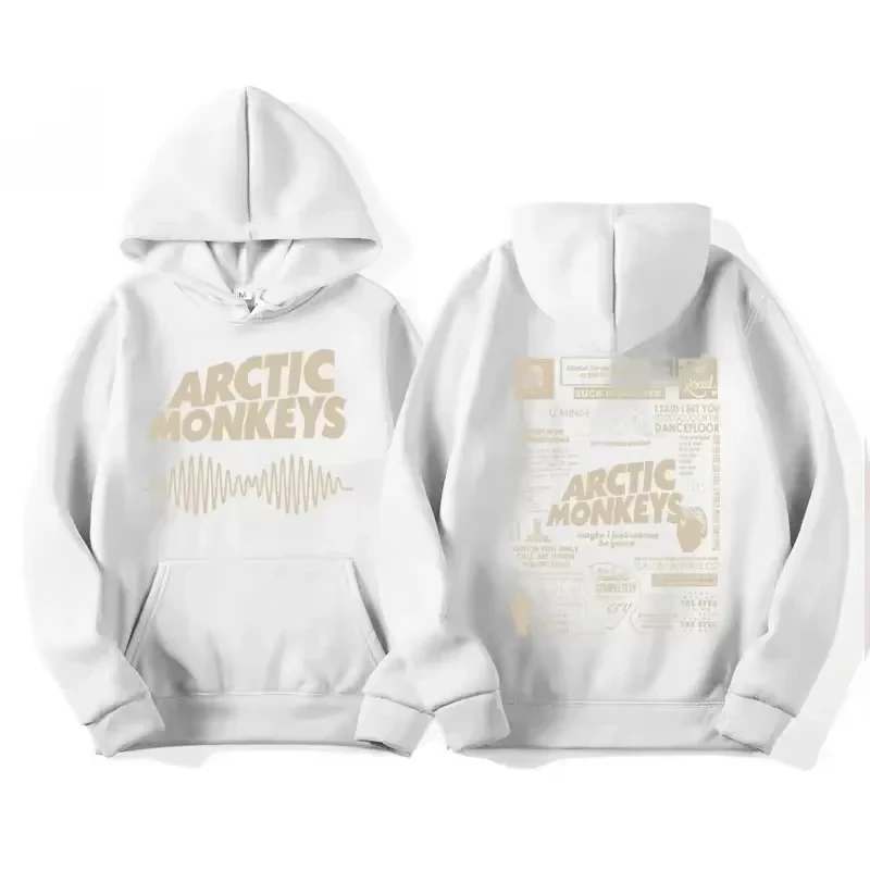 2026 Herren Retro Rock Arctic Monkeys Hoodie - Musikalbum-Muster-Druck Hip-Hop-Stil Übergroßer Vintage-Kapuzenpullover – Detail 16