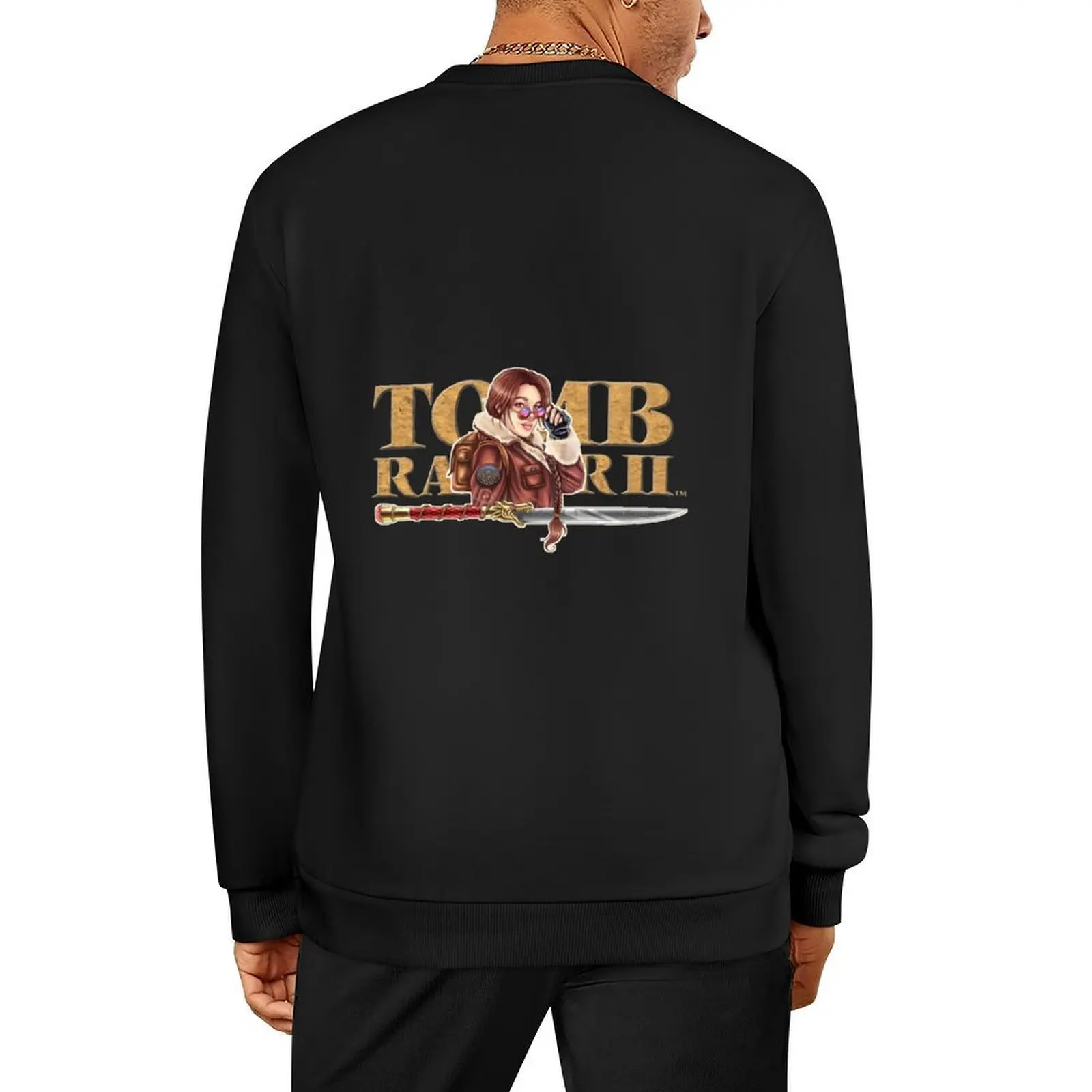 

Tomb Raider 80s Pullover aesthetic clothing men's coat men clothing korean style clothes sweatshirt men