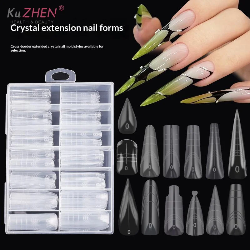 70/140/150 szt. Tipsów do paznokci, forma Dual System Nailpop, szablony do przedłużania paznokci, sztuczne tipsy, najlepsze formy do żelu do paznokci, narzędzie do tworzenia wzorów.