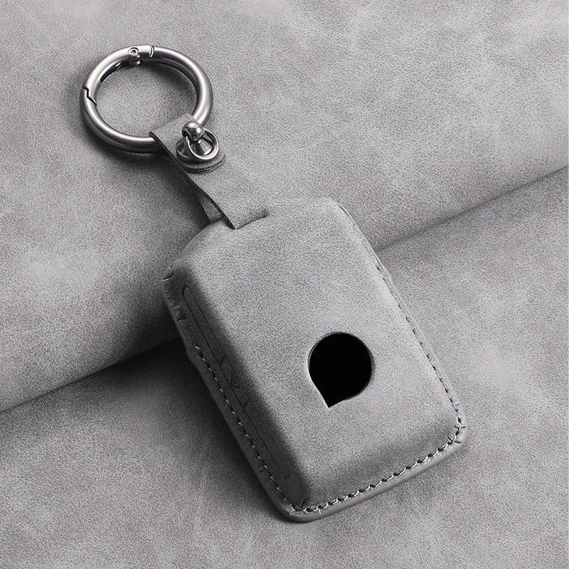 

3 Button Leather Car Key Case Cover for Volvo S60 S90 XC40 XC60 XC90 V60 V90 T6 T8 Auto Key Shell Protection Accessaries