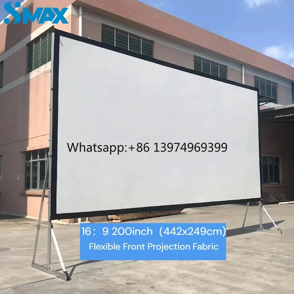 Professional Fast Fold Projection Screen 72