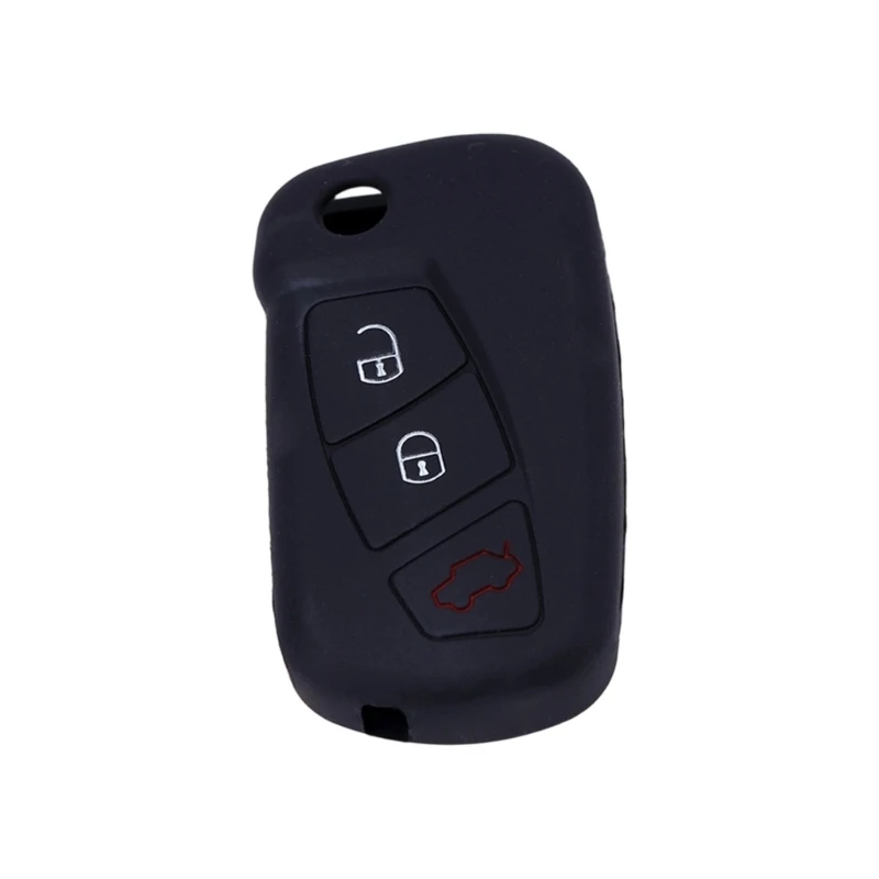 Silicone Sleeve for Slanted 3 Button Full Cover Case with Open Areas for Regular Daily Use