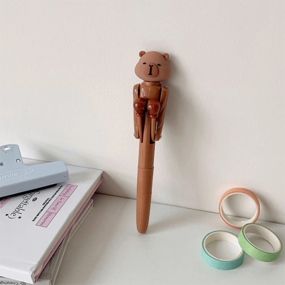 

Novelty Decompression Capybara Boxing Pen Stress Relief Student Stationery Funny Boxing Pen Ballpoint Pen Student