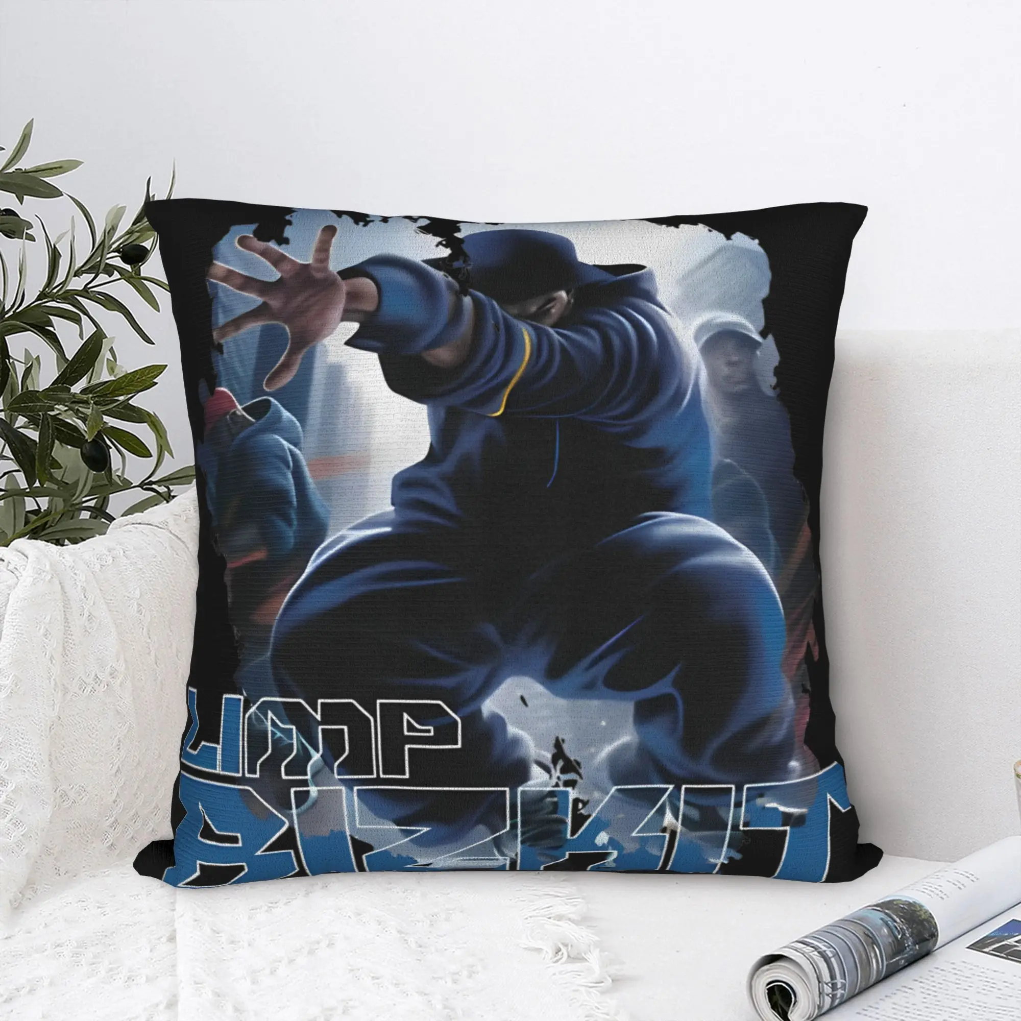 Limp Bizkit Square Pillow Cases  Metal Band Rap Rock Cushion Cover Awesome Zippered Decorative Pillowcase for Home 18