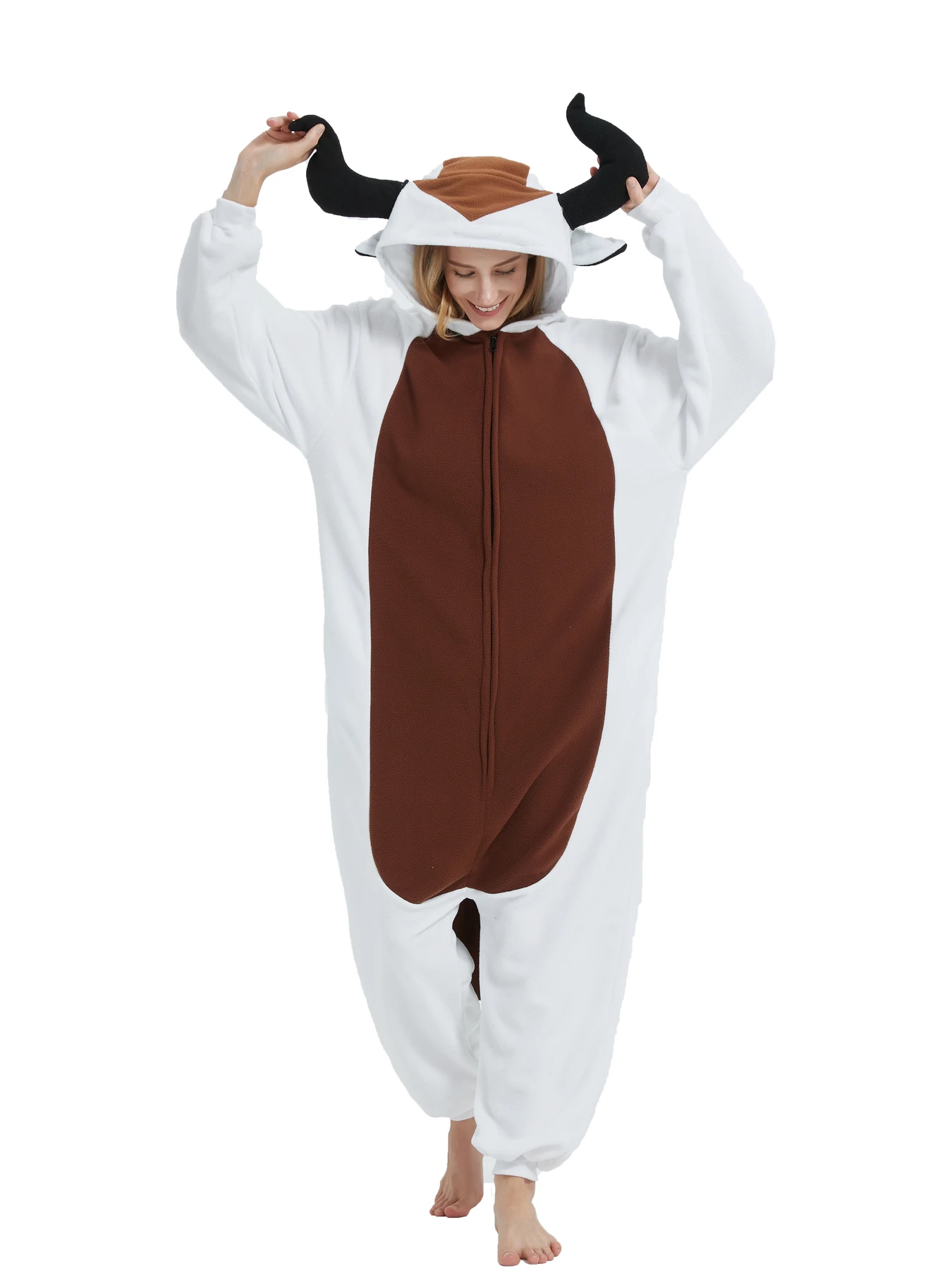 New Appa Cosplay Super Large Anime Cow Movie Cartoon Pajamas Male Animal Adult Christmas The Last Airbender Onesies Kigurumi