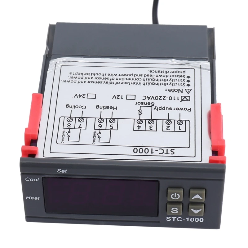 2X 220V/STC-/1000 Digital Temperature Controller Thermostat With NTC