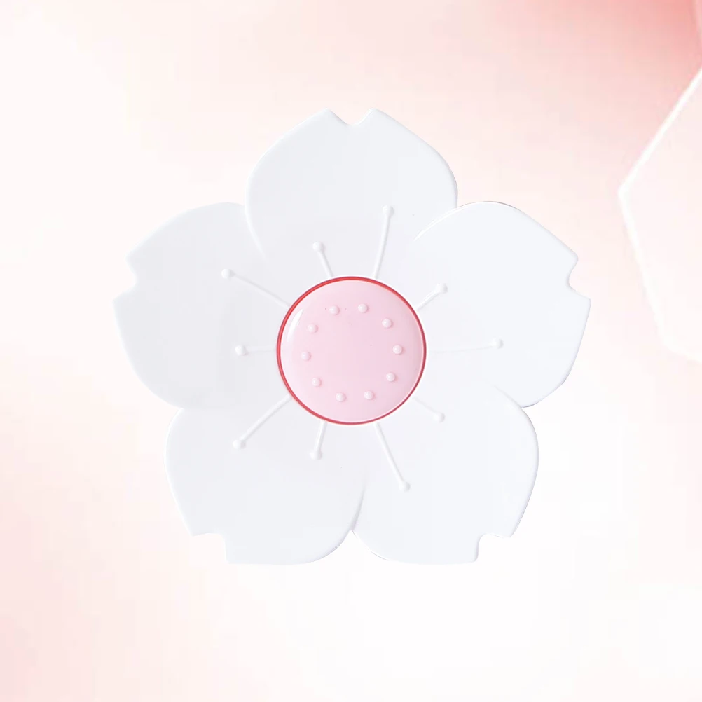 

2 Pcs Soap Tray Box Detachable Draining Dish Pp Flower Shaped Work Cherry Blossom