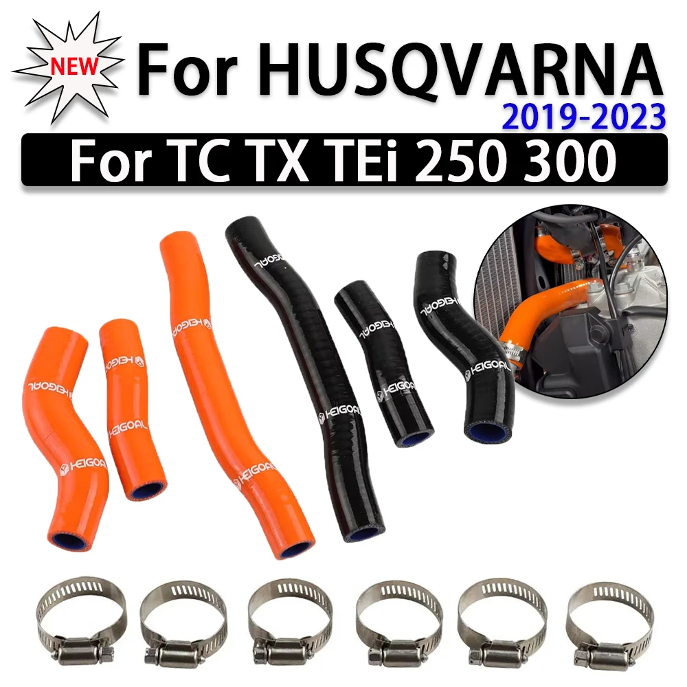 

Silicone Radiator Hose Pipe Coolant Tube Water Hose For HUSQVARNA TE 250i 300i 2020 - 2023 TC TX 250 300 2019 - 2022 Accessories