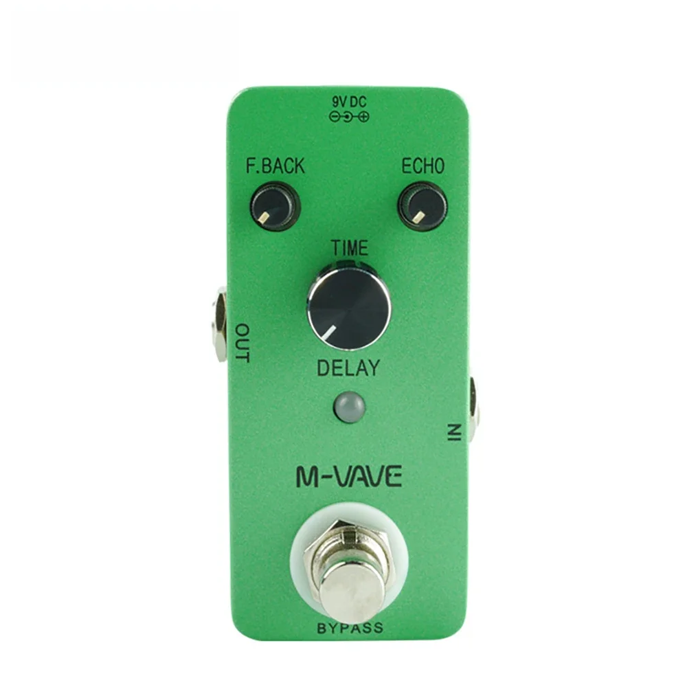 M-VAVE CLASS DELAY Pedal Digital Guitar Effect Pedal True Bypass Fully Metal Shell processor Guitar Accessories Cuvave CUBE BABY