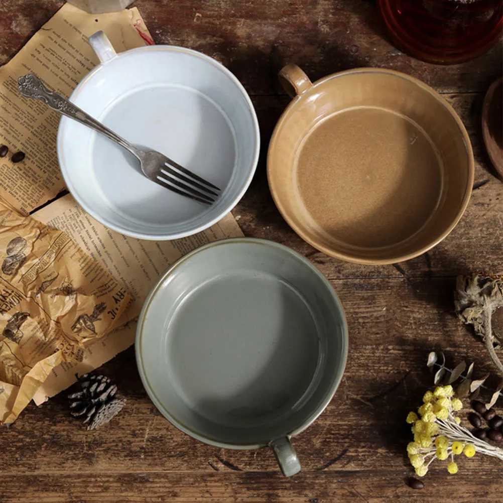 Ceramic Fruit Bowl Multi-Functional Serving Dish for Pasta Lasagna Tiramisu Pudding Baking Dessert Bar Party Breakfast Salad