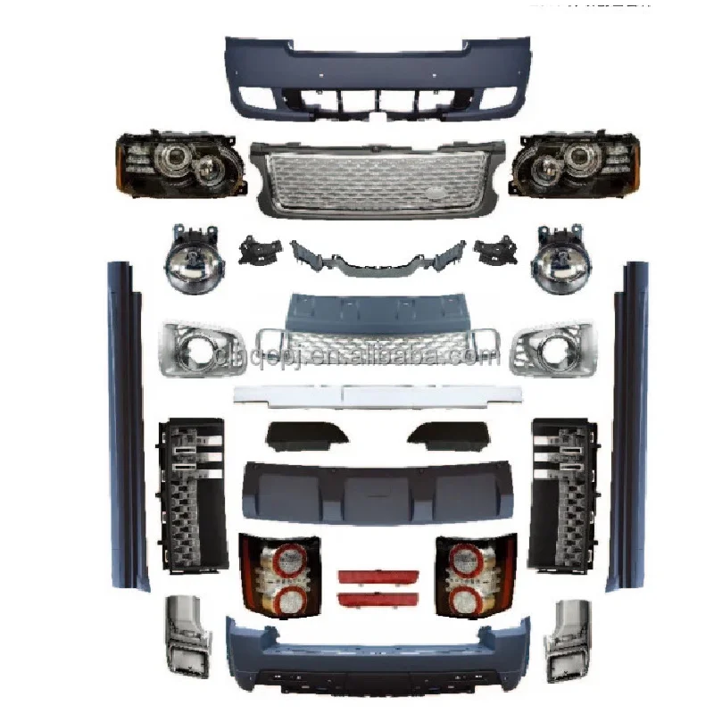 For  2010-2012 Base Upgrade To Autobiography Version Low To High Front And Rear Bumper Completely Body Kit