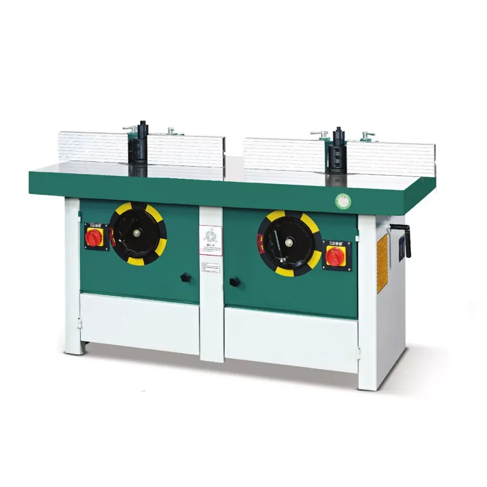 MX5317 Double Horizontal Milling Hine Wood Shaper With Sliding Table Spindle Moulder