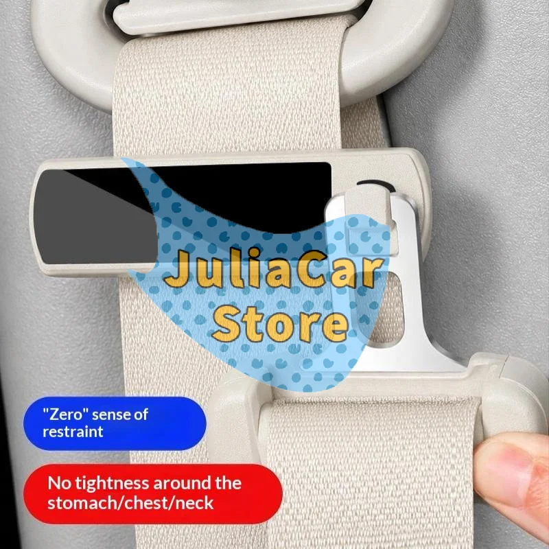 High qualityUniversal ABS Texture Car Seat Belt Stopper Adjustable Non-Slip Seat Belt Fixing Clip for All Vehicle Driving