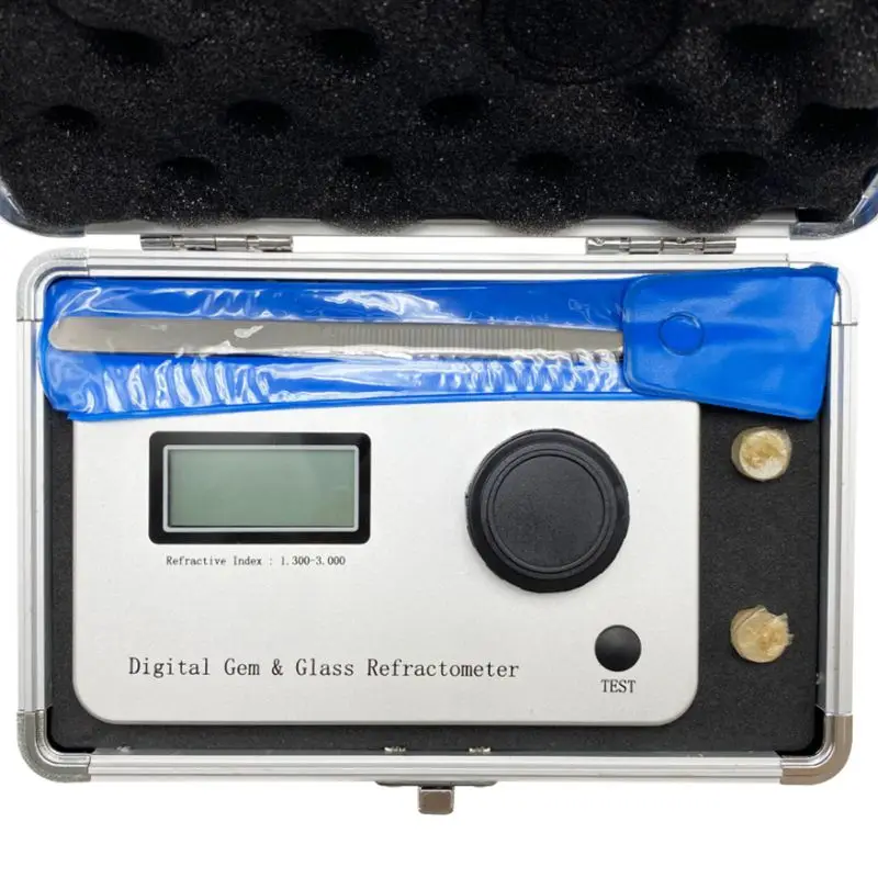 Digital Gemstone Refractometer 1.3 to 3RI Refractive Index Gem Tools