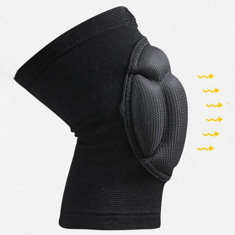 1 Paar schützende Knies chützer dicker Schwamm Fußball Volleyball Extremsport Anti-Rutsch-Kollision