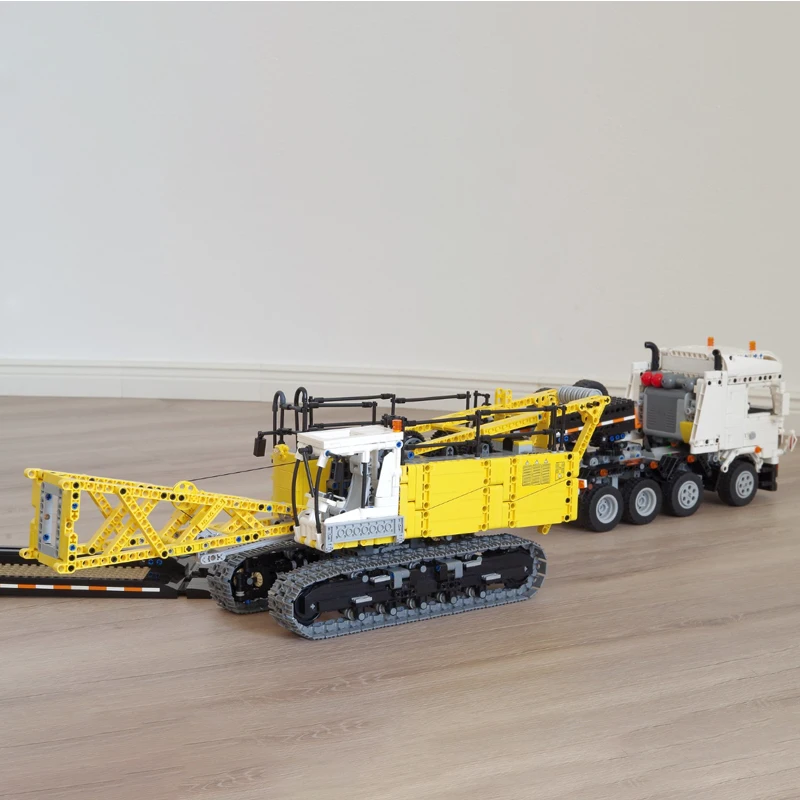 2023 New Heavy Duty Truck Crane 4519PCS Model Buiding Kit Block Self-locking Bricks Birthday Christmas Gift