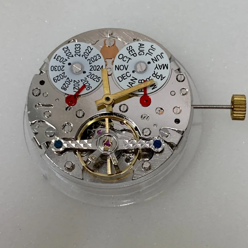Watch Accessories  Multi-functional Mechanical Movement 12-point Perpetual Calendar Five-pin 6-point Bare Balance Movement