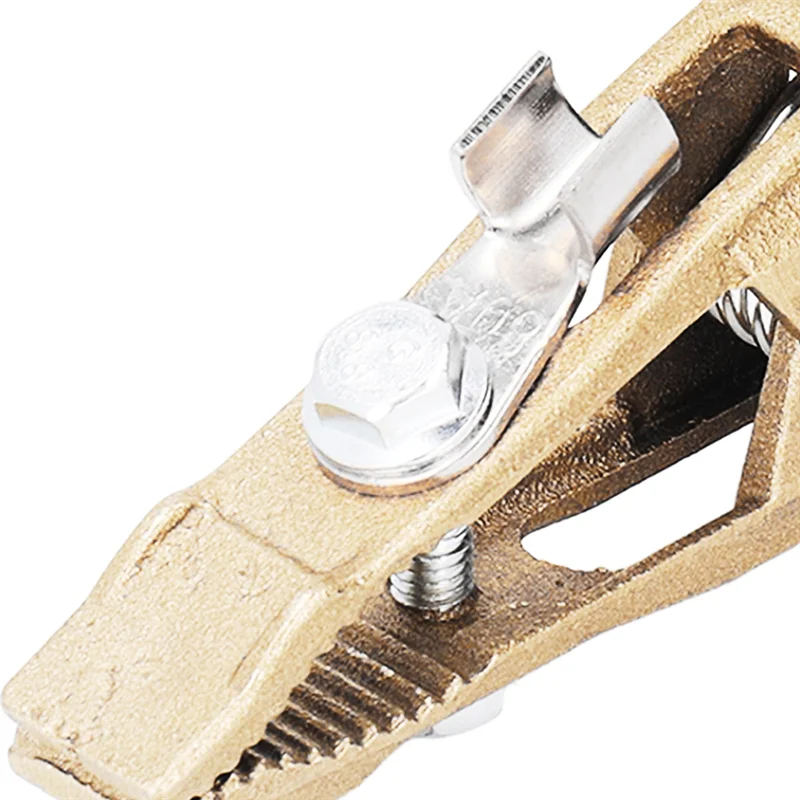 

AT21-Welding Ground Clamp 260A Brass Material 40Mm Opening Electric Work Clamp For Gas Shielded Welding And Steel Structures