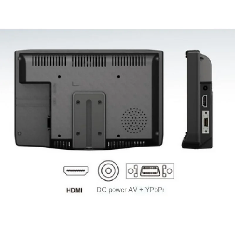 Fotografia 3: Monitor aéreo FPV LILLIPUT de 7 polegadas com interface HDMI, VGA, AV 619A
