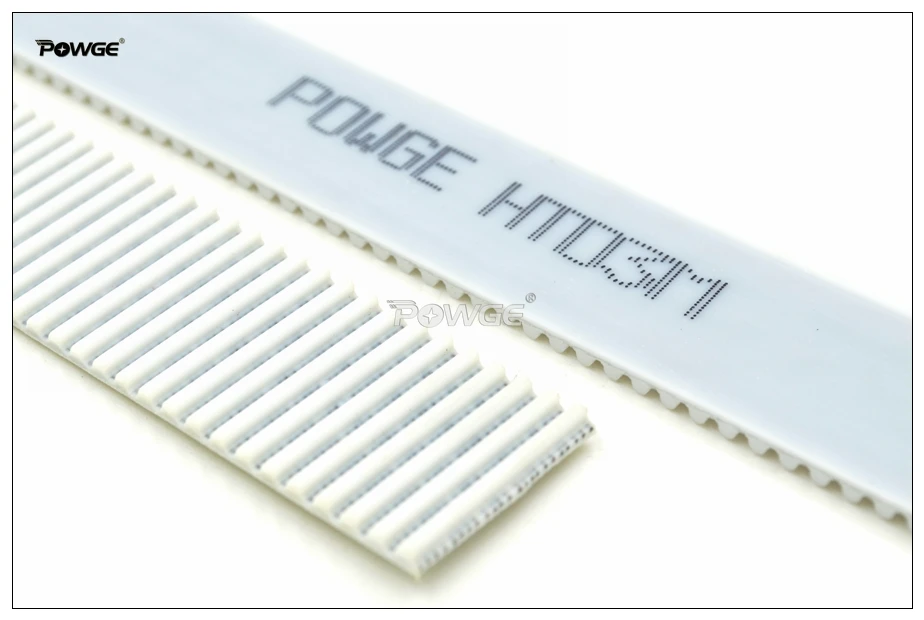 POWGE 5meters 3M Timing Belt Width 6/10/15/48mm HTD3M PU Open Belt For CNC Laser Machine Cutting Machine 3M-15