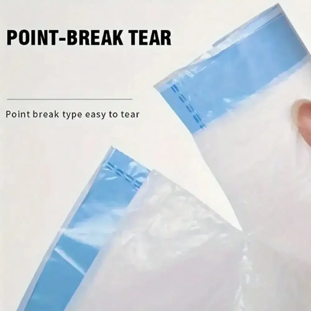 Multipurpose Drawstring Trash Bags - Disposable, High Capacity, Point-Break Tear Design For Home, Office, And Outdoor Use