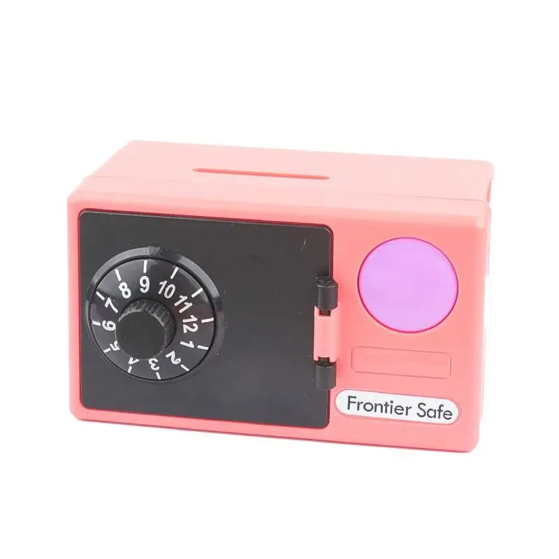 New! 1Pcs New! Year Gift Mini ATM Piggy Bank For Kids With Password Protected Digital Money Saving Box Coin & Cash Deposit Safe