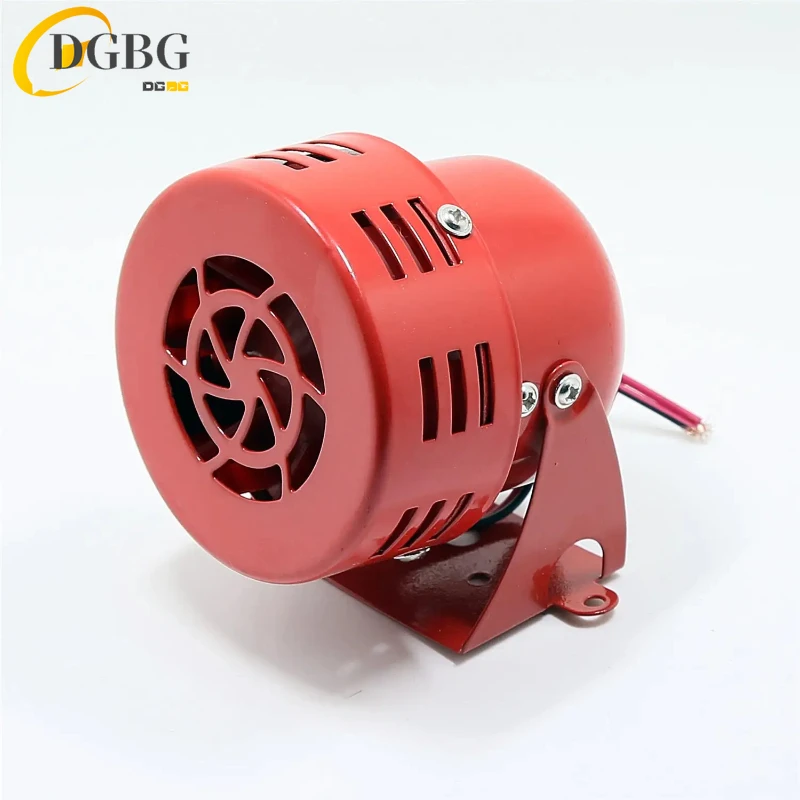 

12v 105db Red Mini/Compact Electric Motor Air Raid Horn Siren Alarm Car/Truck Car Horns Alarms Multi-tone Interior Parts