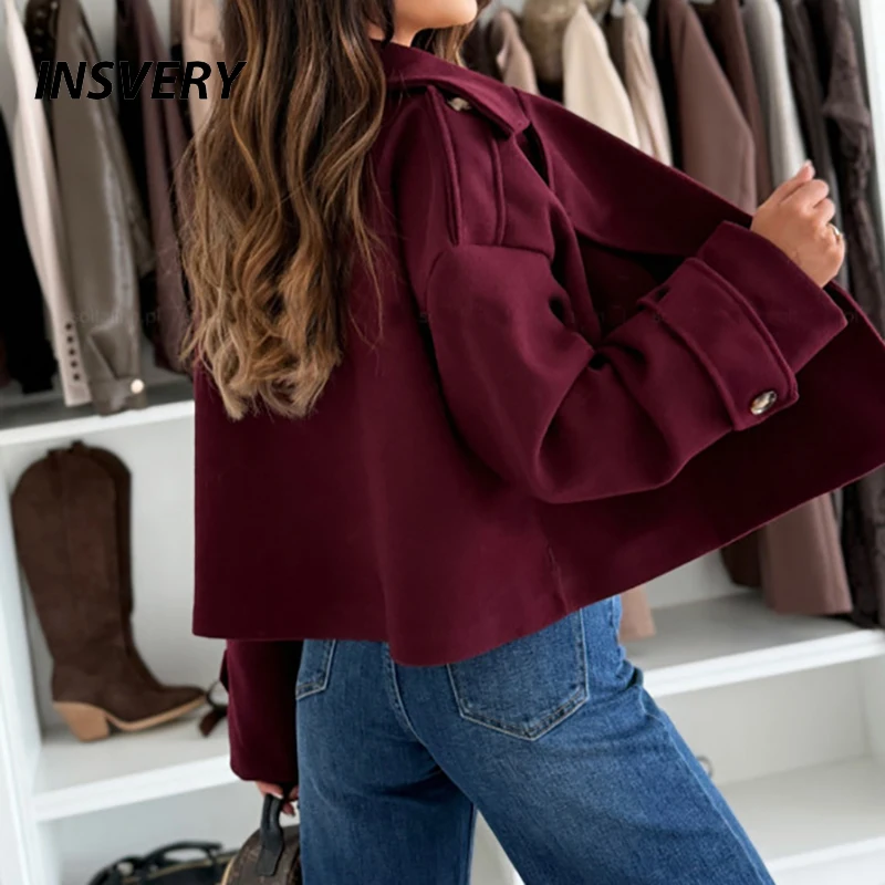 

Новые блейзеры, женская модная короткая куртка, женская повседневная верхняя одежда с отложным воротником и длинными рукавами, женское осенне-зимнее пальто, женские топы