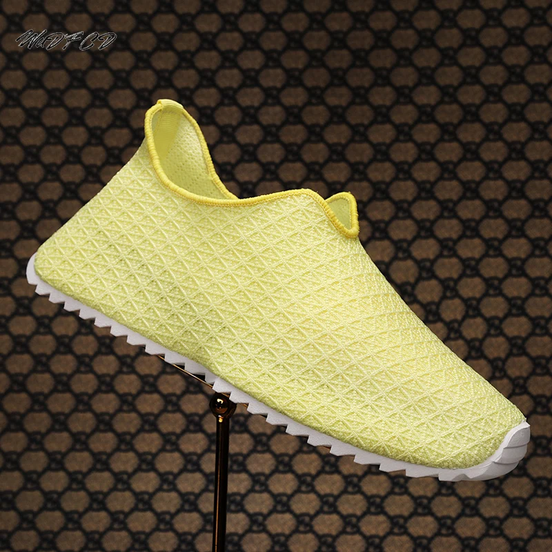 

Loafers Plus Size 45 46 Men Designer Outside Casual Sneaker Summer Beach Slippers Fashion Mesh Increased Internal Platform Shoes