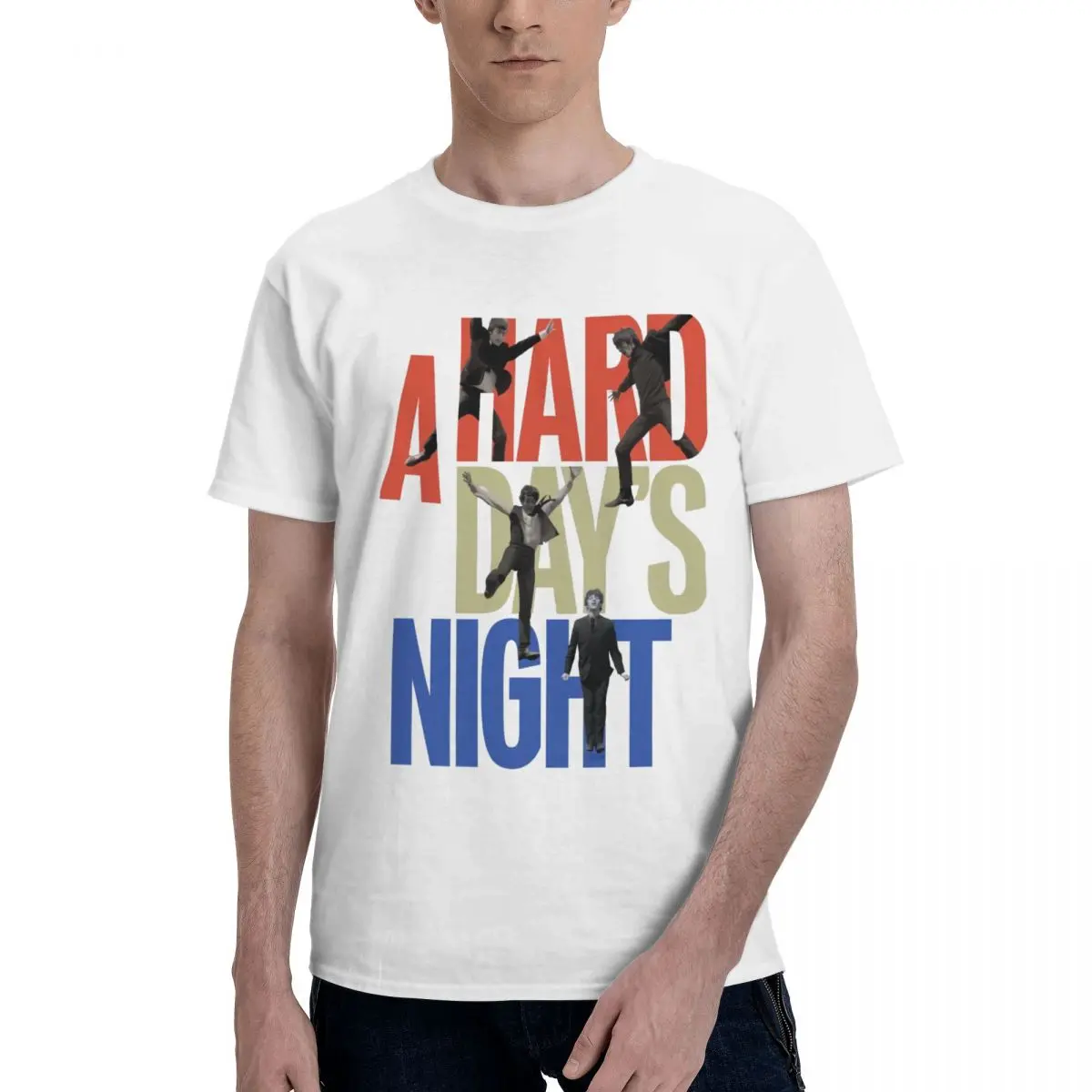 A Hard Days Night The Beatle T Shirts Men Graphic Cotton Streetwear Band Short Sleeve Male T-shirt Mens Clothing