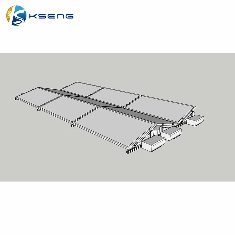 Solar Ballasted Roof Mounting System Solar Panel Mounting Bracket Solar Panel Flat Roof Mounting
