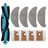 Mop ClothsDust BagsMain Brush Kit For Ultenic For T10 Lite Robot Vacuum Cleaner Main Roller Side Brush Filter Mop Cloth
