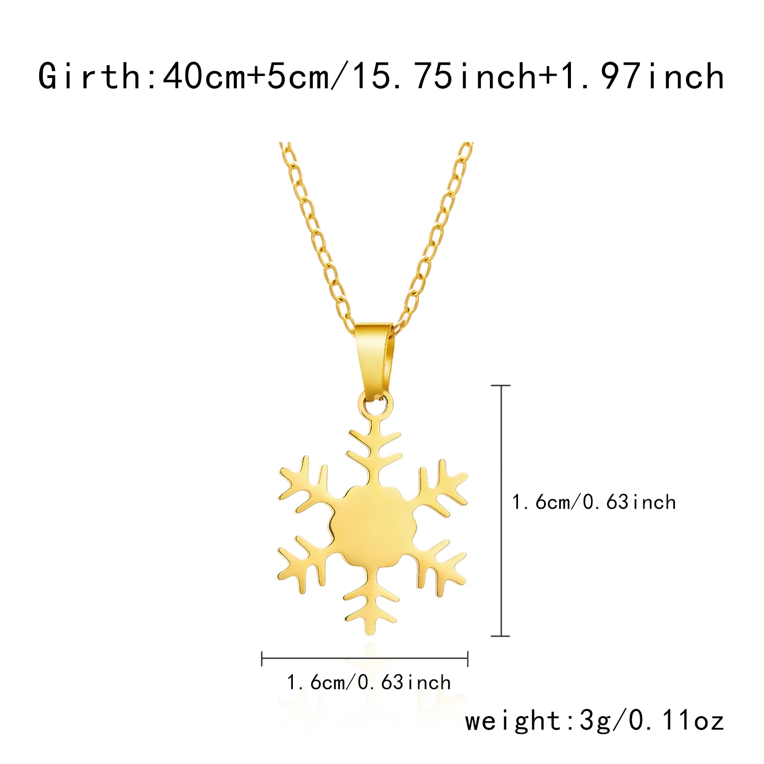 Minimalistische Weihnachts-Anhänger-Halskette aus Edelstahl für Frauen, Schneeflocke, Weihnachtsmann, Elch-Halskette, Freundschaft, Hochzeit, Party-Schmuck – Detail 16