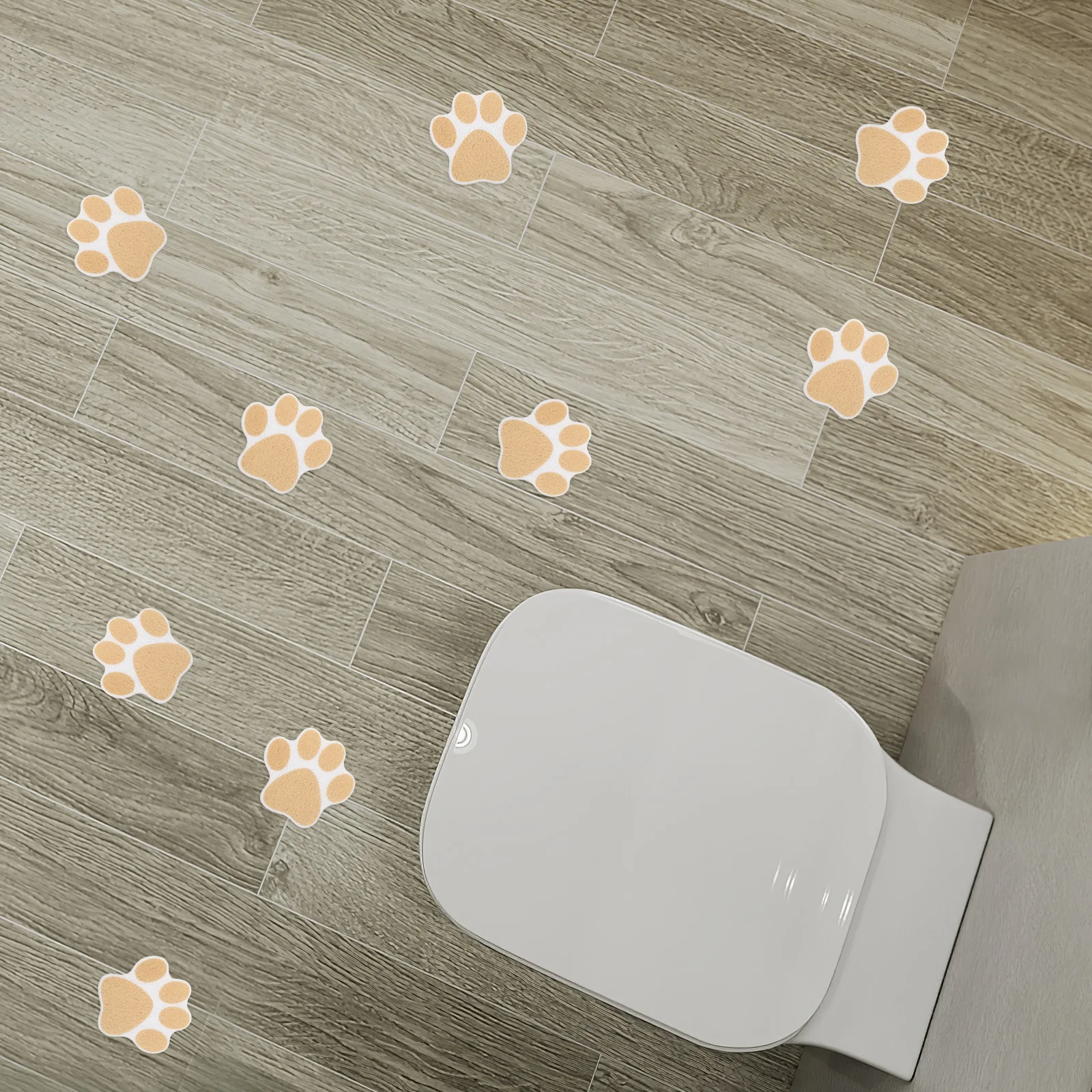 

20Pcs Bathtub Non-Slip Paw Stickers Adhesive Safety Strips Dog Print Bathroom Shower Floor Grips Anti-Skid Decals
