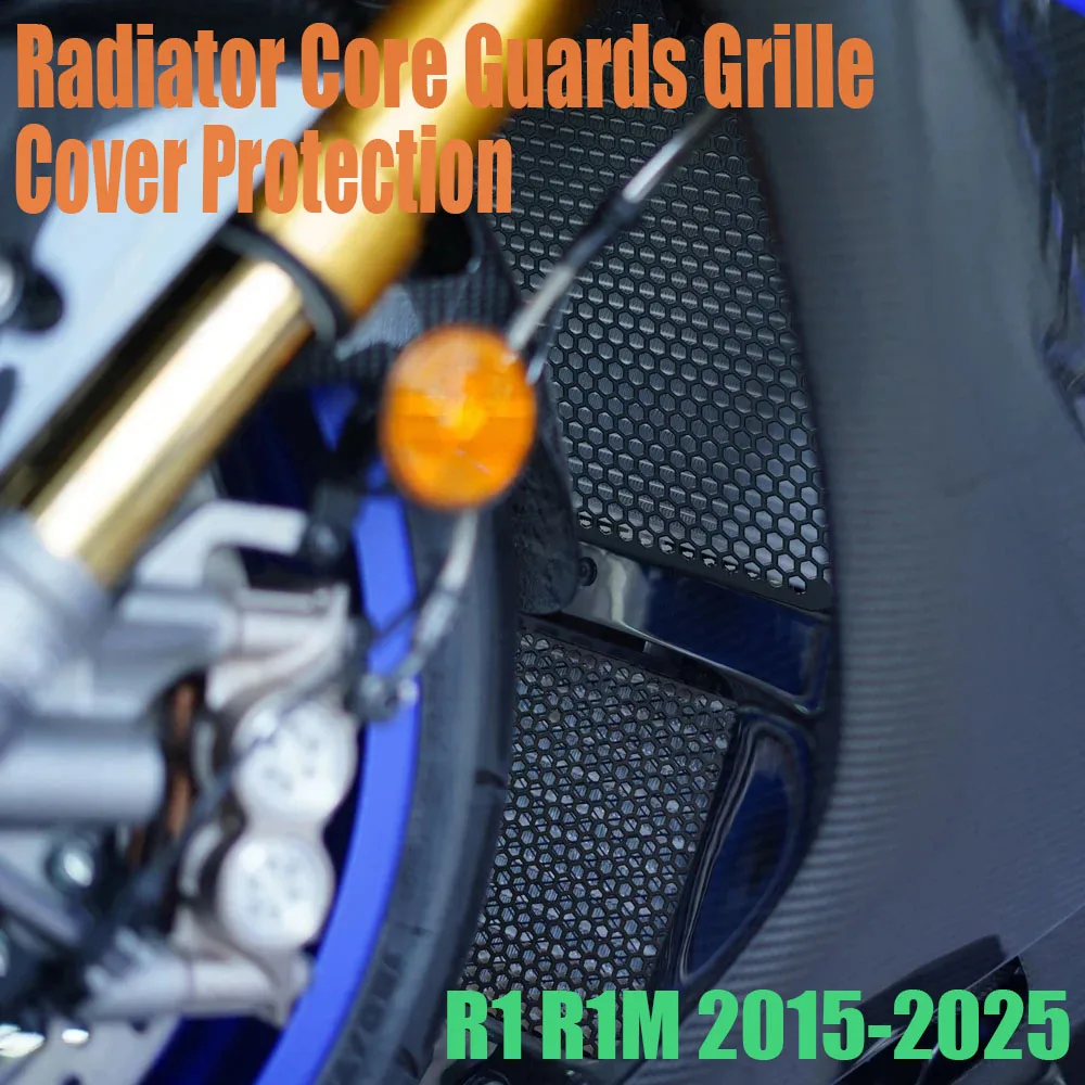 

Motorcycle Grille Cover Protection Radiator Core Guards for Yamaha R1 R1M 2015-2025