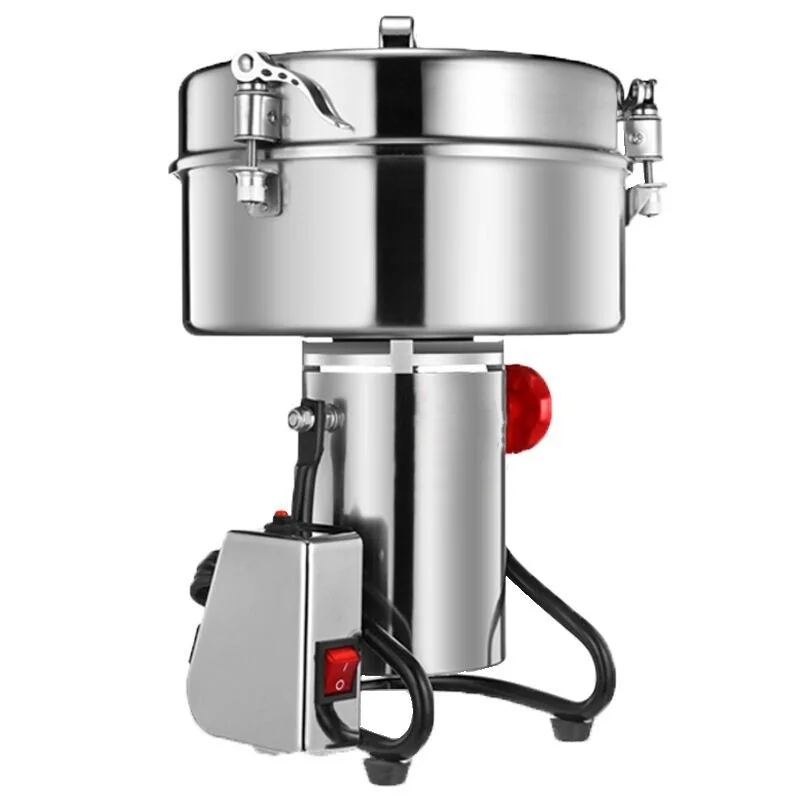 4500G Kommerzielle Getreidemühle High Speed 4500W Getreide Medizinische Materialien Gewürze Pulver Brecher Edelstahl Kaffeemühle