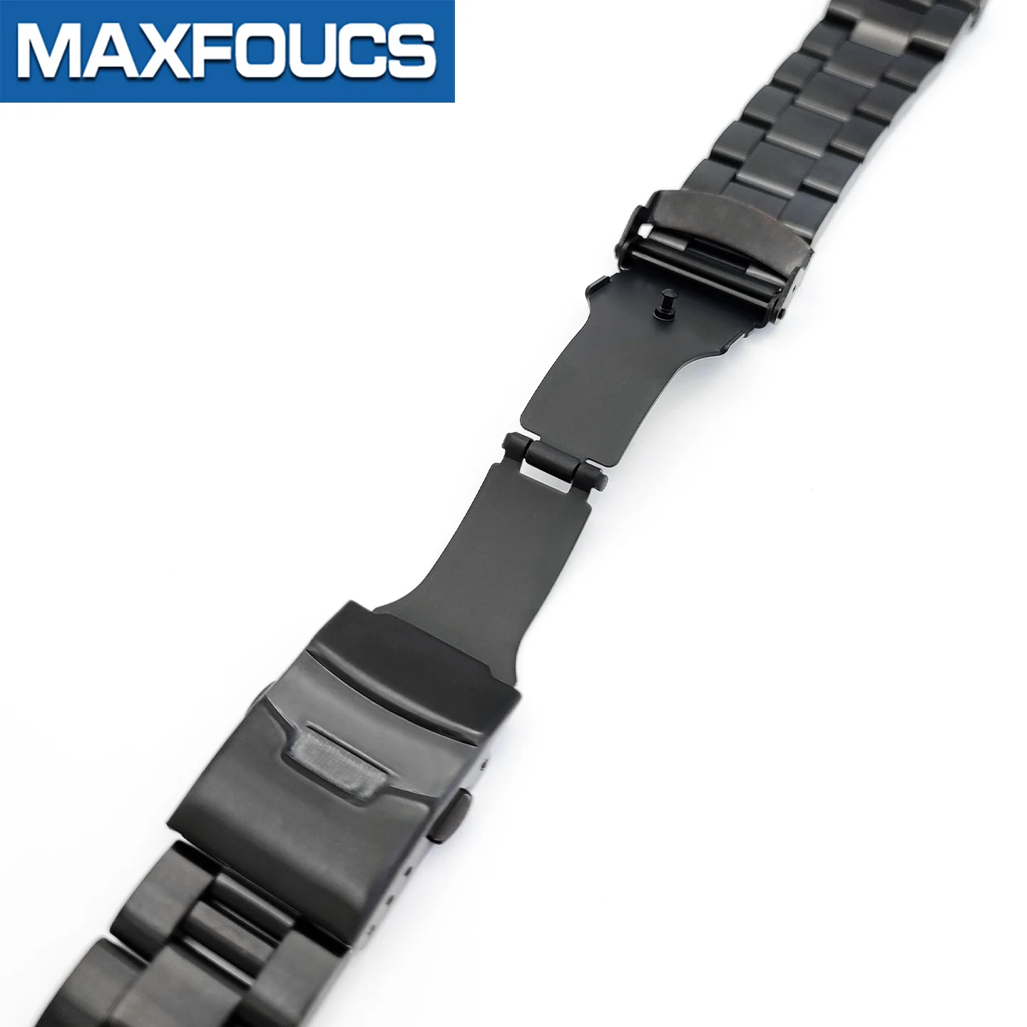 22mm Uhrenarmband für SKX007 Taucheruhr, Edelstahl, gebürstet, gebogen, mit massiven/hohlen Endgliedern, Uhrenband-Zubehör – Detail 11